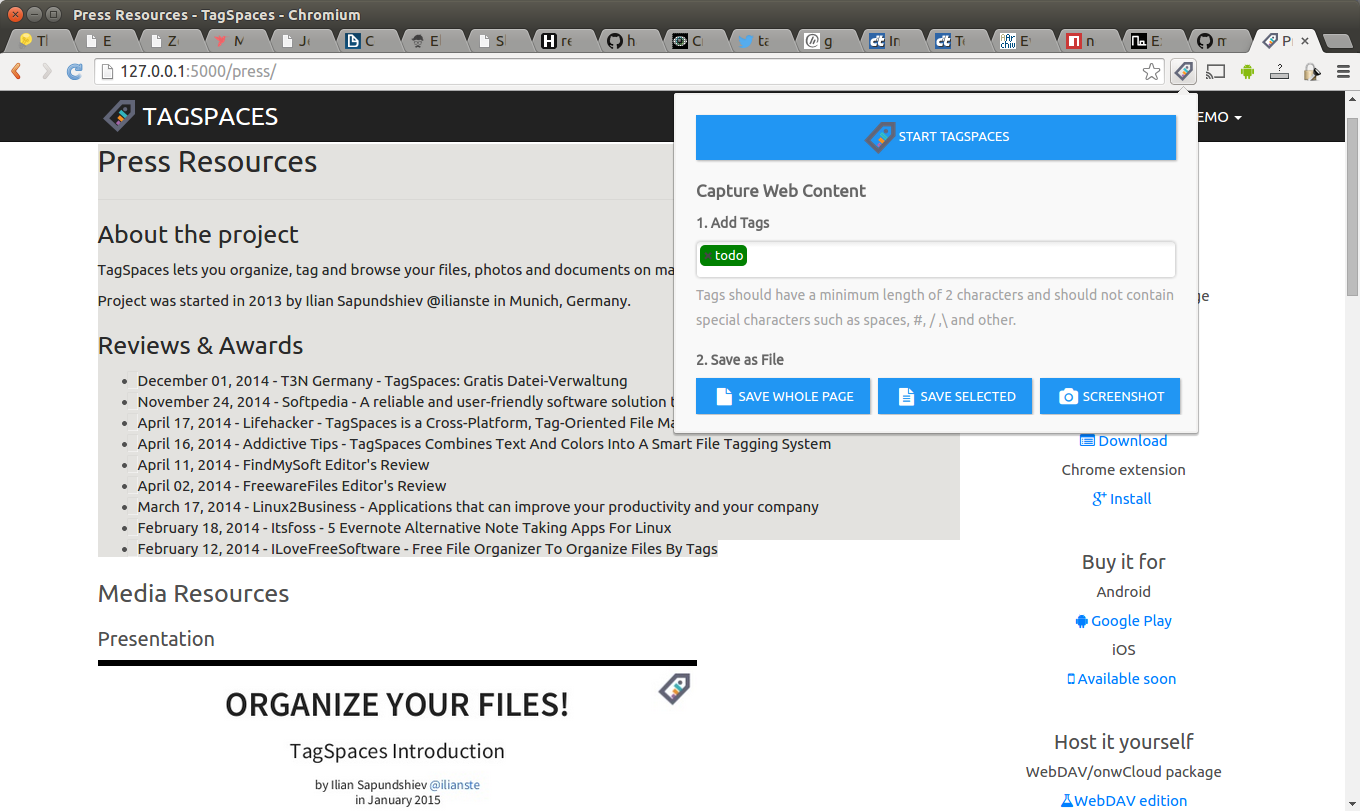 tagspaces copy tags