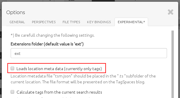 Load location meta data functionality