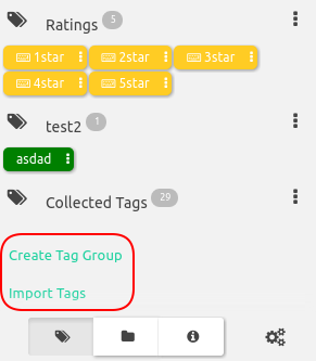 move taggroup buttons