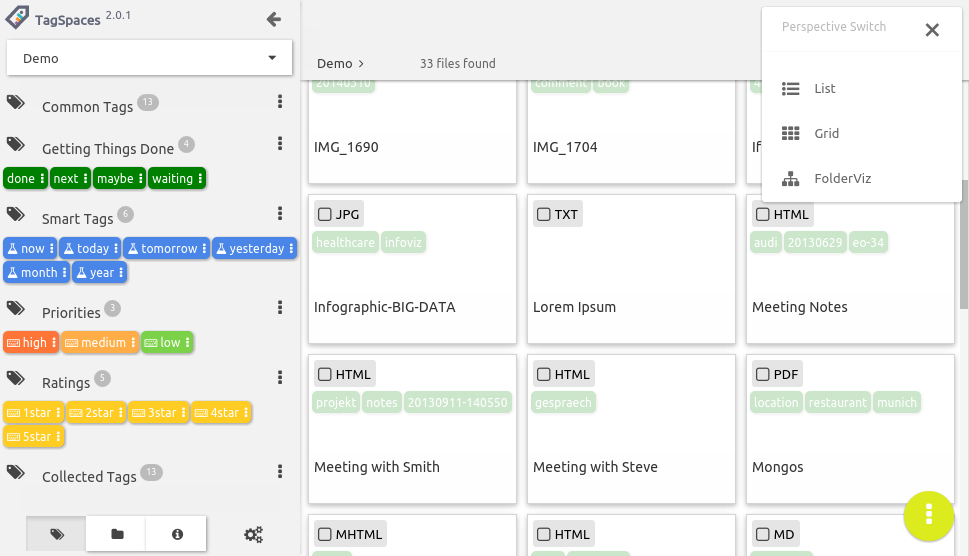 collected tags folder tagspaces collected tags folder tagspaces