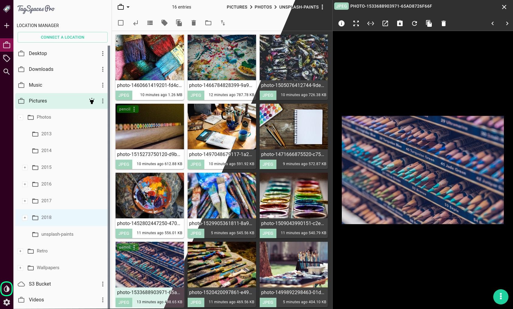 Switching to dark mode is possible with one click